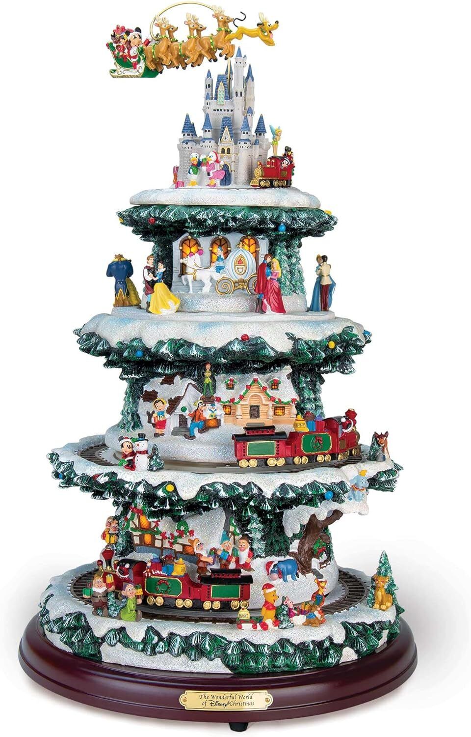 Bradford Exchange Disney Tabletop Christmas Tree: The Wonderful World of Disney