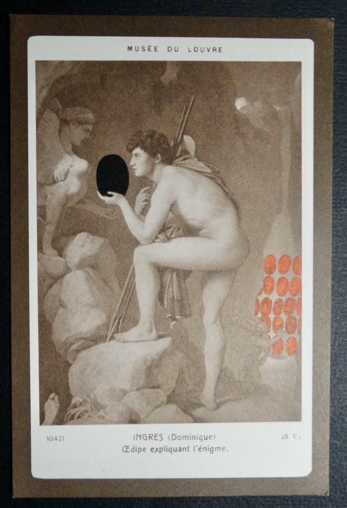 Postcard Musee du Louvre Cooper Herwitt Smithsonian Manuel Casimiro - Dominique