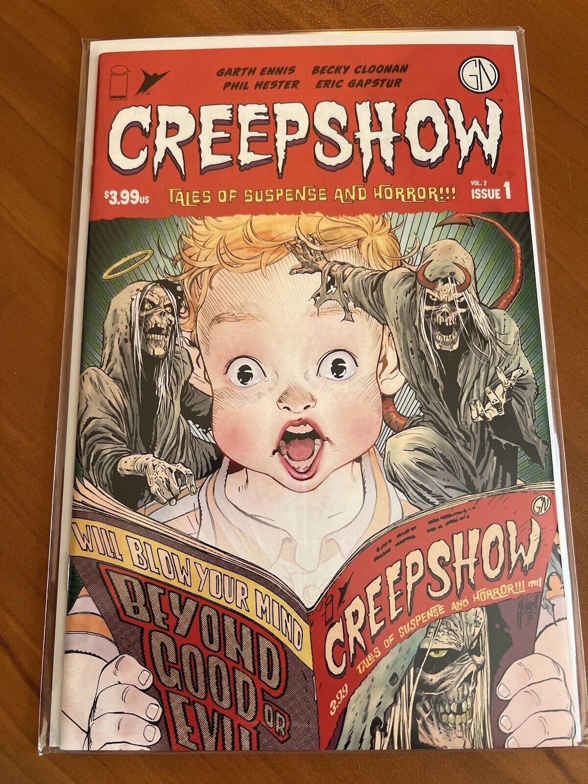 Creepshow Tales Suspense Horror Volume 2 Issue 1 Good Bad Angel Devil Creep