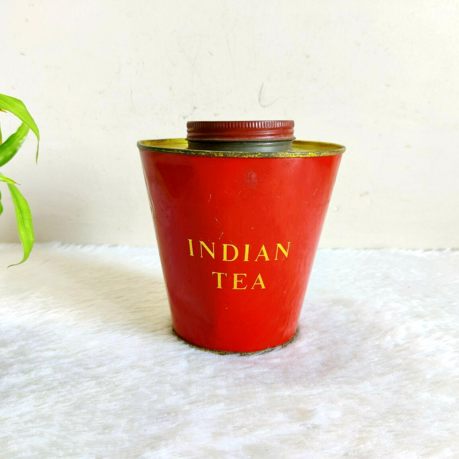 Vintage Most Refreshing Beverage Indian Tea Advertising Litho Tin Box TB70