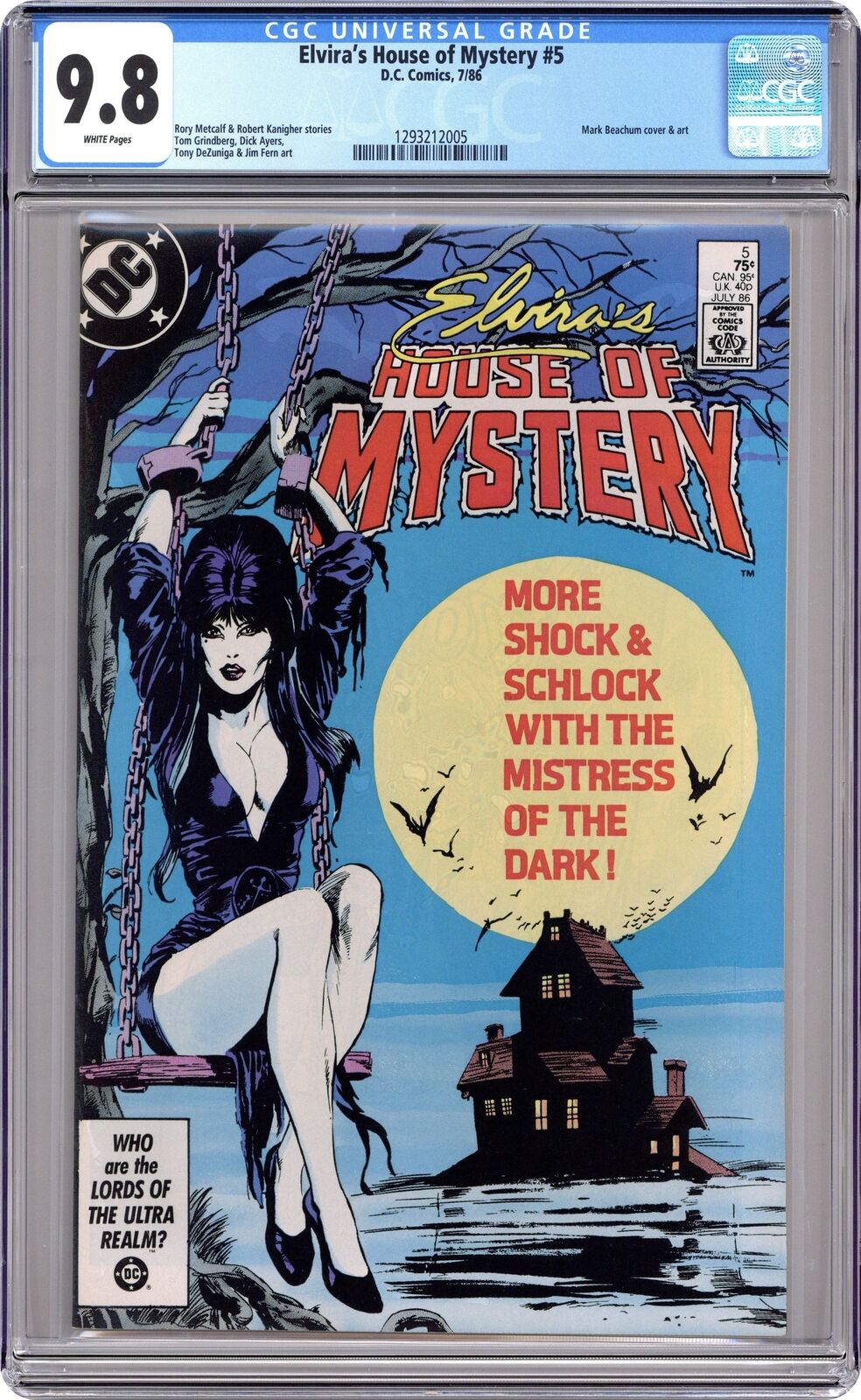 Elvira's House of Mystery #5 CGC 9.8 1986 1293212005