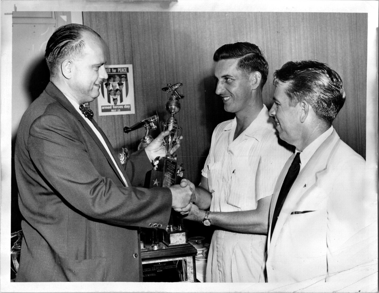 1954 Miami Winner of First All-Florida Sportsmen Pilots Race 7x8 press photo