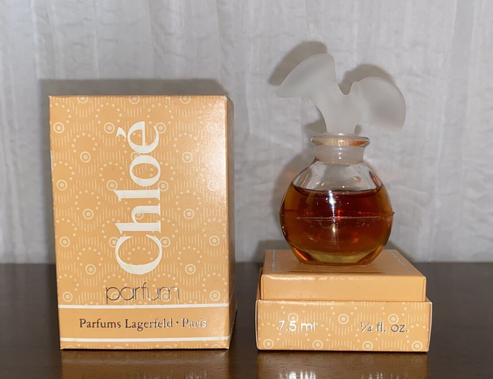 THE FIRST Chloe Parfum vintage 80\'S DAB ON perfume by LAGERFELD Mini 1/4 oz NIB