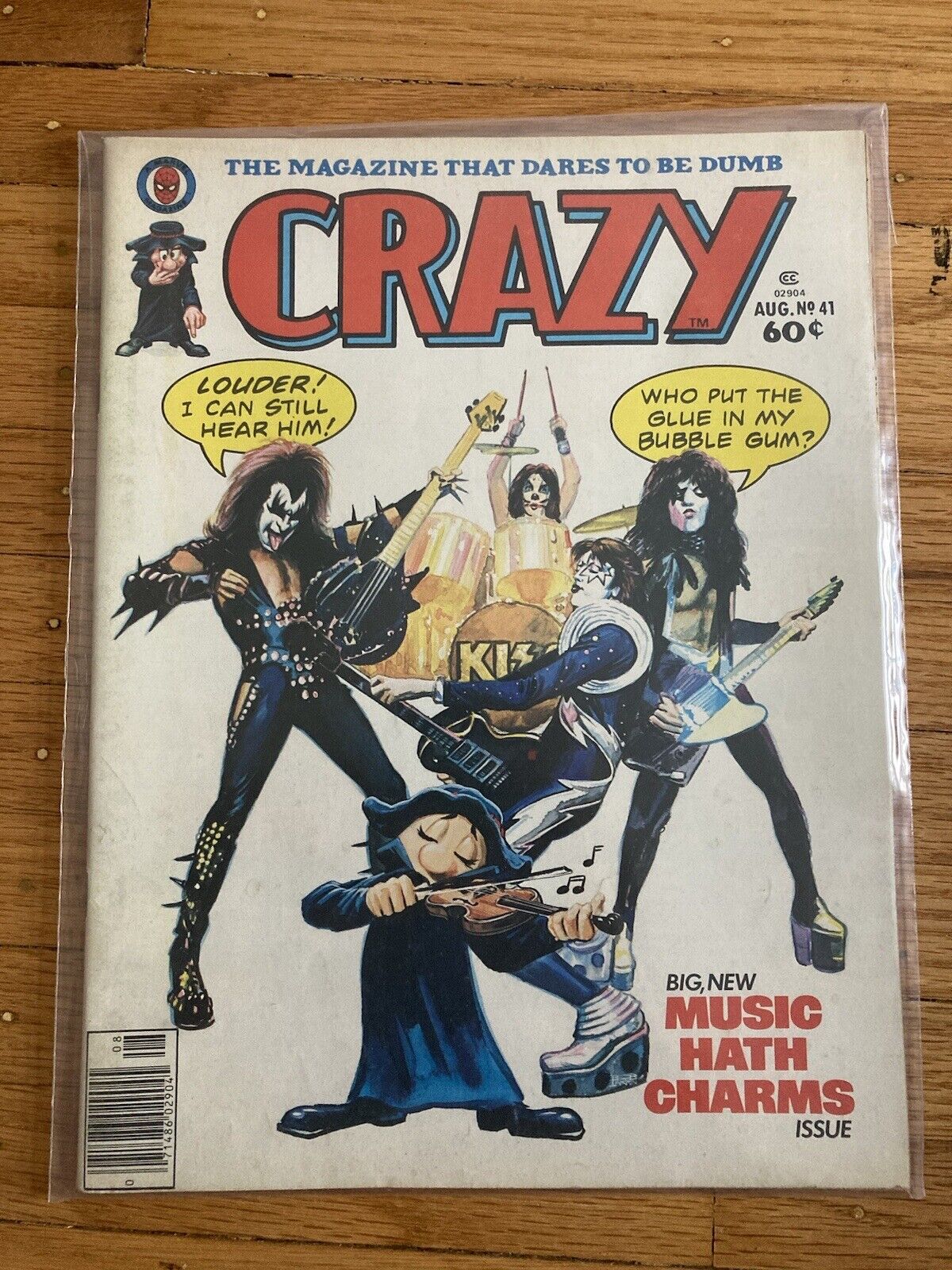 Crazy (Magazine) #41 FN; Marvel | KISS Gene Simmons cover High grade