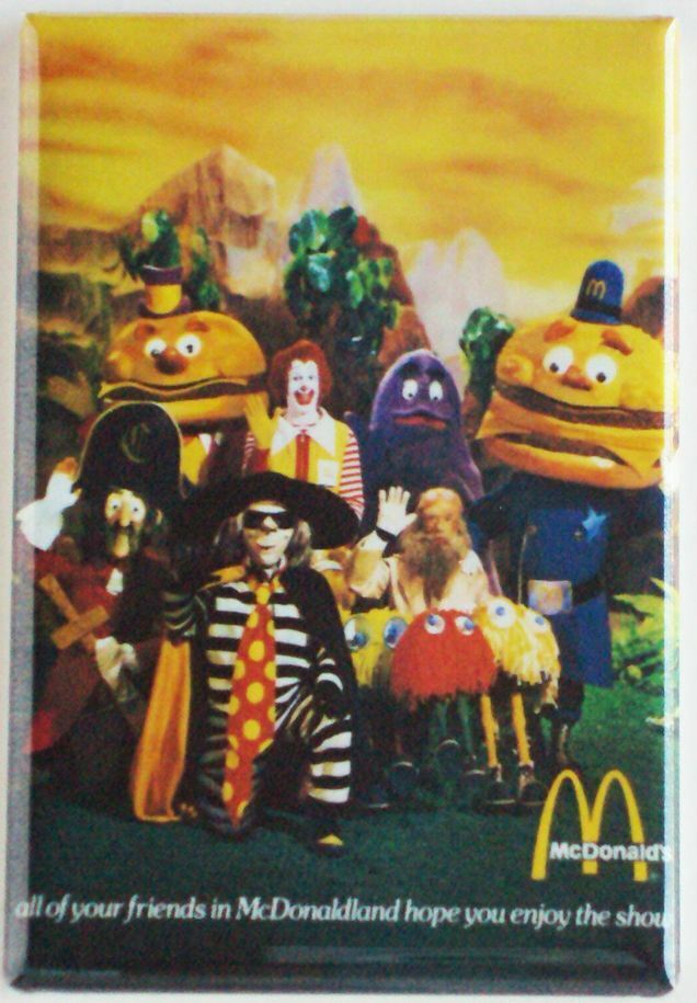 McDonalds Mascots MAGNET 2