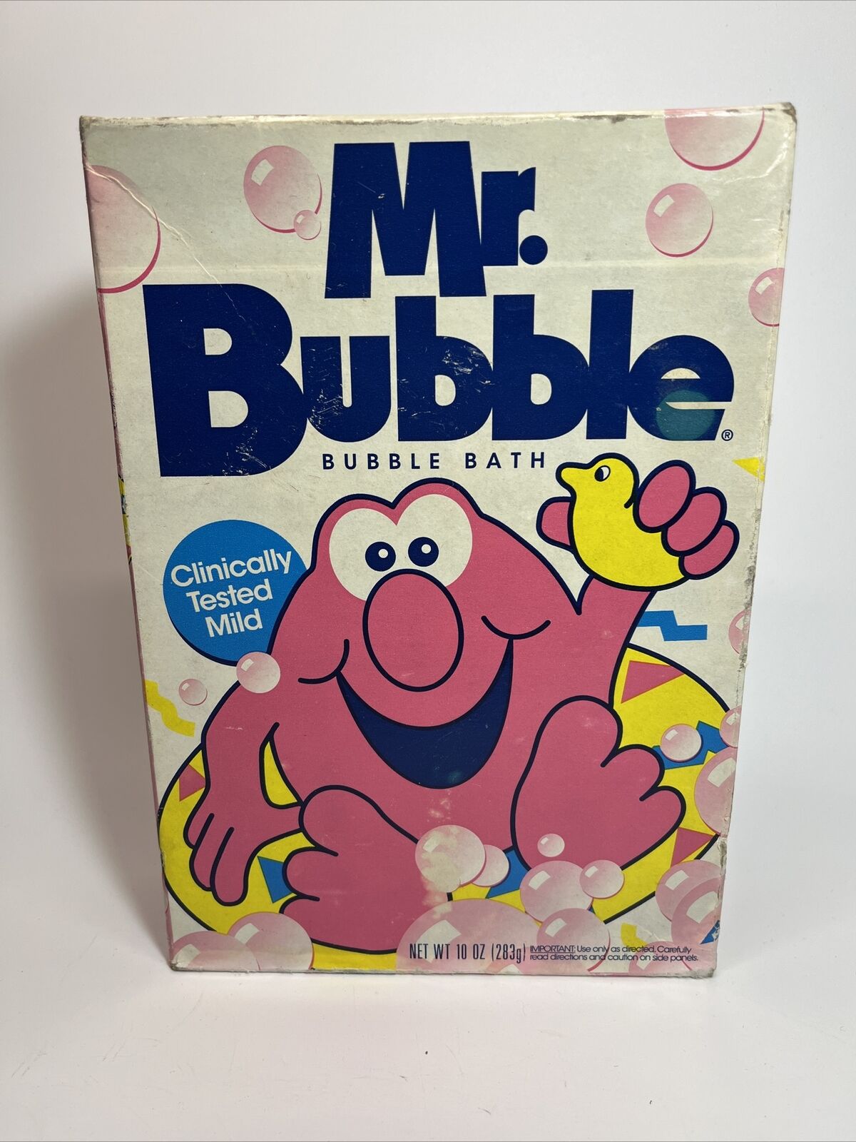 Vintage 1990s Mr Bubble 10 OZ Bubble Bath Box Sealed New Old Stock Hard To Find
