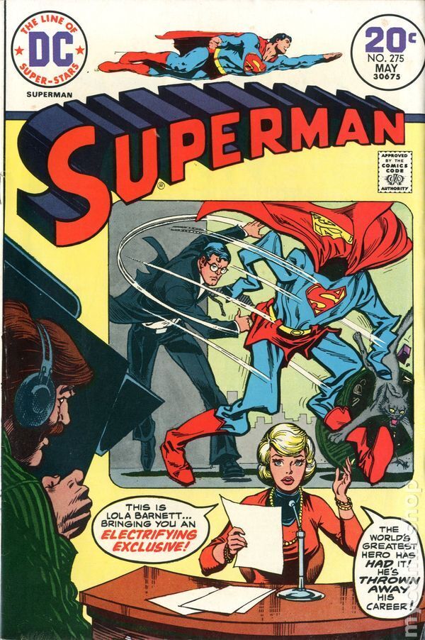 Superman #275 VG+ 4.5 1974 Stock Image Low Grade