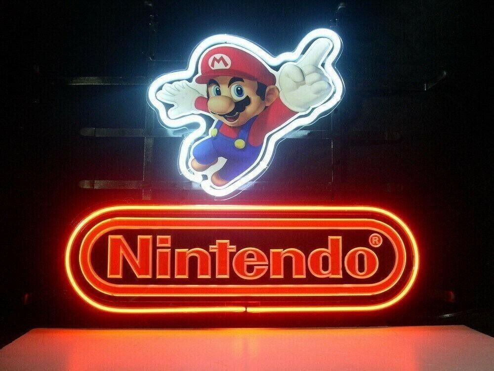 New Nintendo Super Mario Neon Sign 20