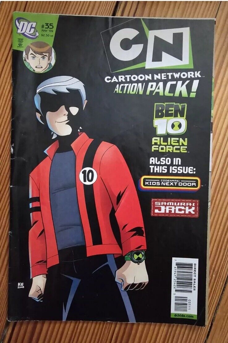 DC BEN 10 Alien Force CARTOON NETWORK ACTION PACK #35 May 2009 Not easy to find