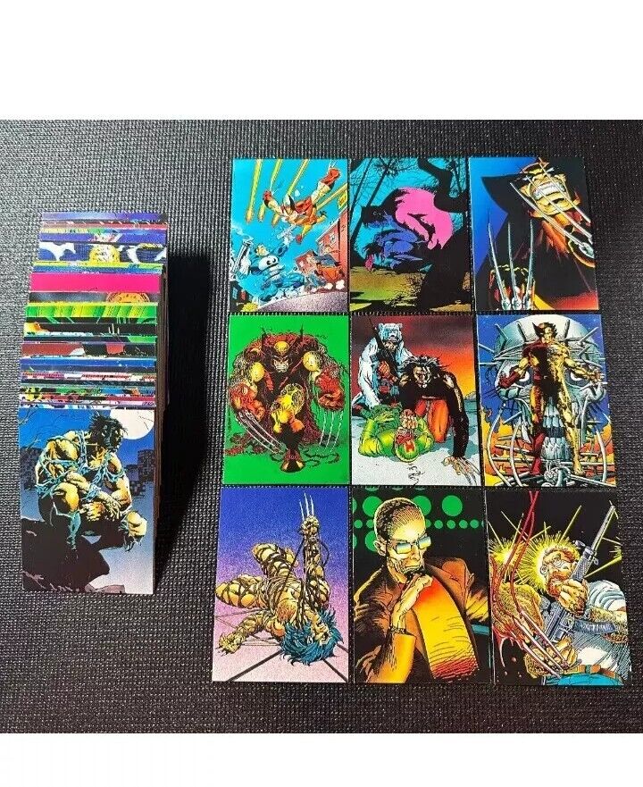 WOLVERINE -FROM THEN \'TILL NOW \'\'II- 1992 COMPLETE  CARD SET 1-90