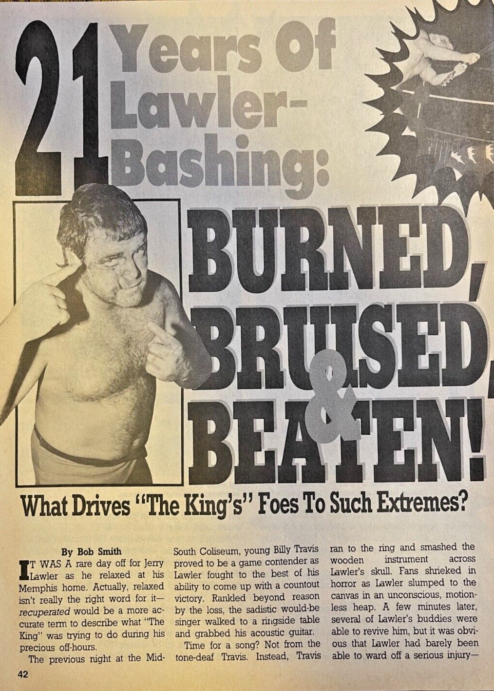 1992 Wrestler The King Jerry O\'Neil Lawler