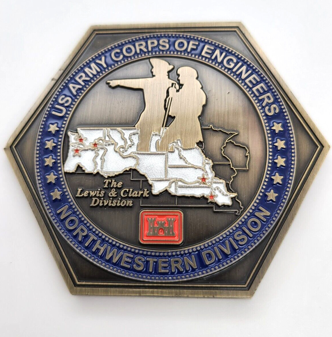US Army Corps Of Engineers Northwestern Division Challenge Coin