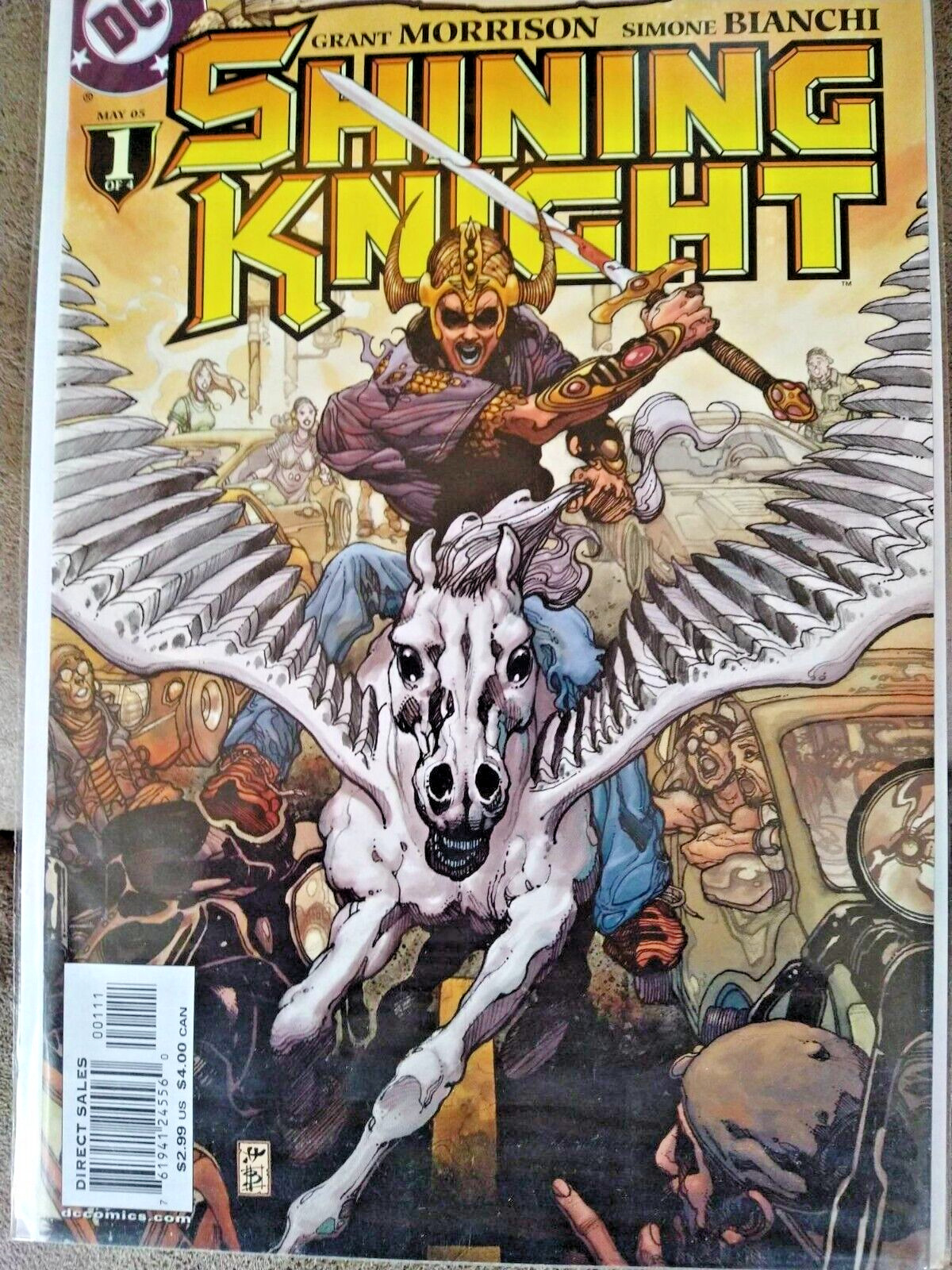 Seven Soldiers Shining Knight #1-4 Mini series Grant Morrison DC Comics