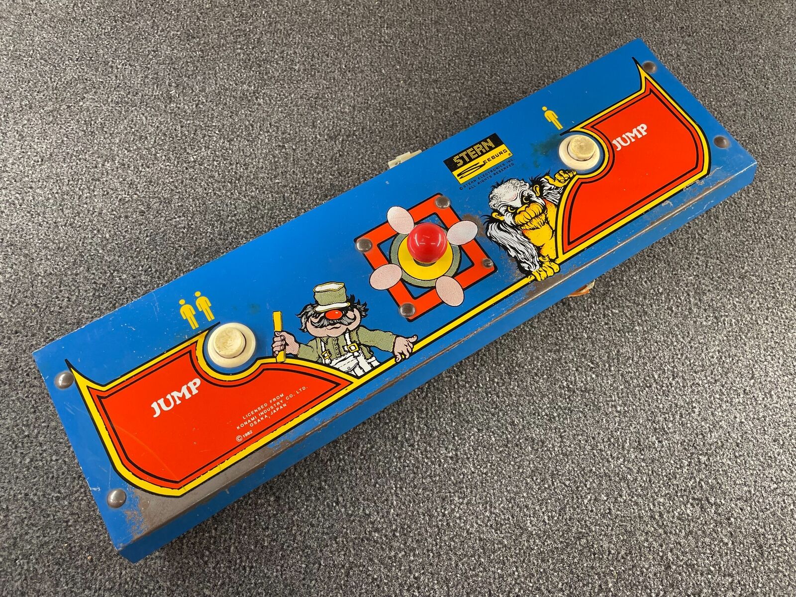 Stern Seeburg Amidar Arcade Game Control Panel Joystick Butons Harness ORIGINAL