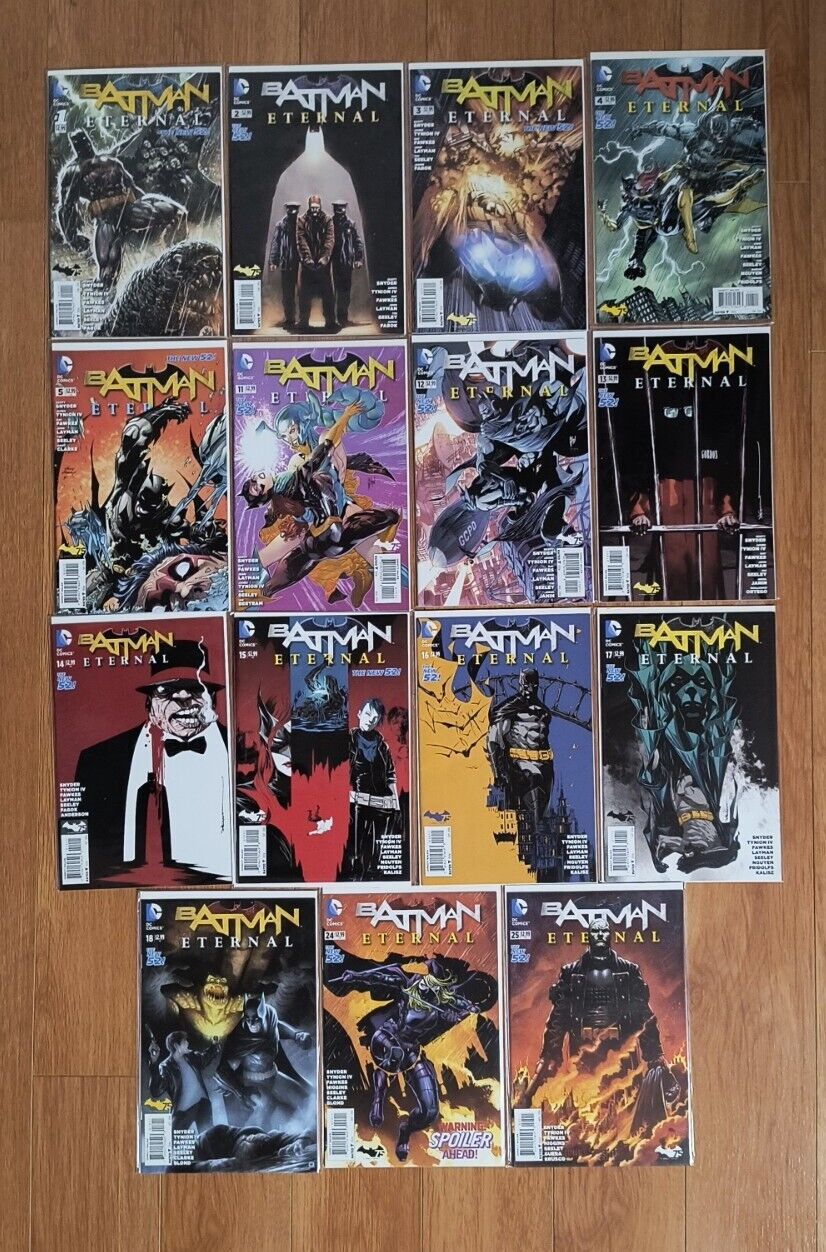 Batman Eternal New 52 DC Comics Lot of 15 Comics