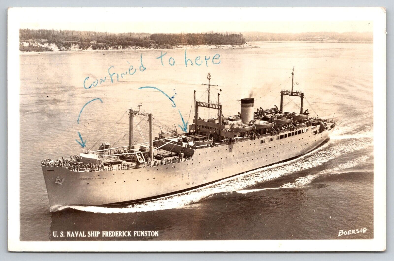 c1906 US Battleship Alabama Steamer Ship Place Launched Philadelphia PA Postcard
