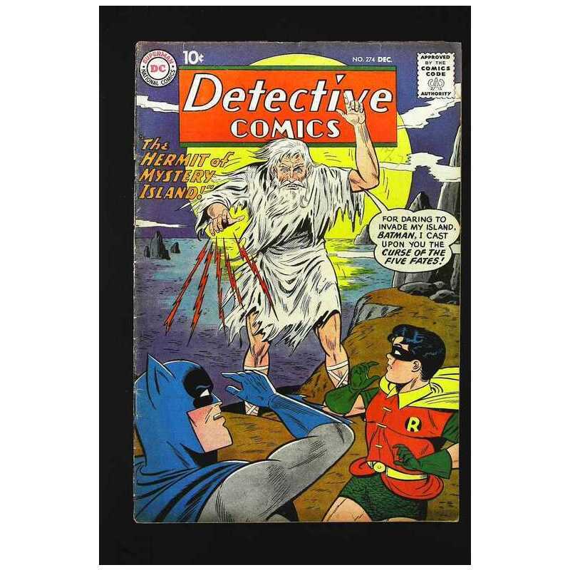 Detective Comics (1937 series) #274 in Very Good condition. DC comics [c*