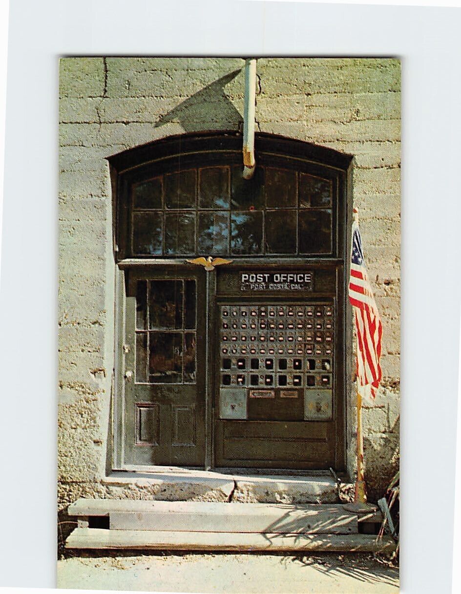 Postcard Post Office Port Costa California USA