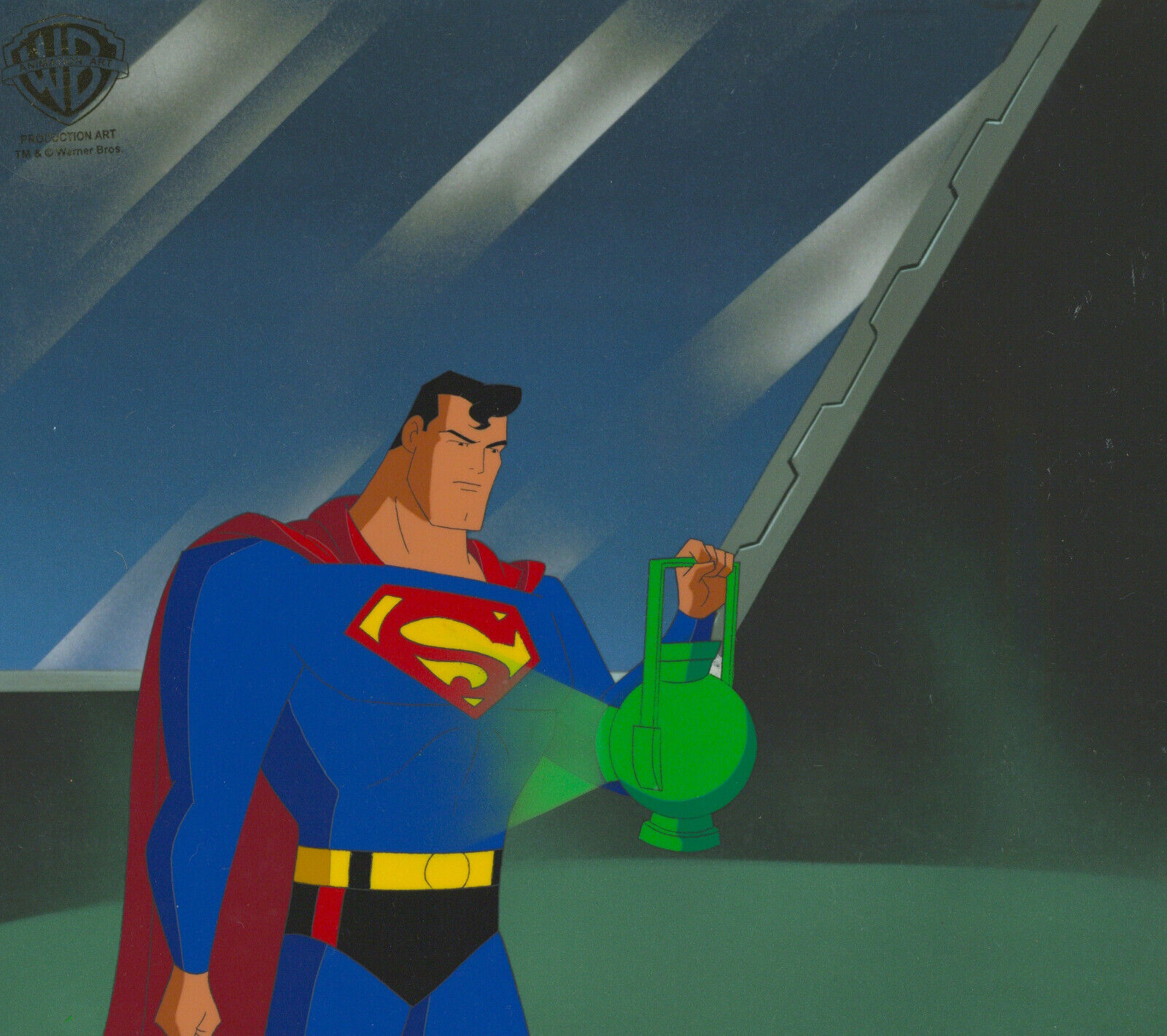 Superman Animated Series-Original Production Cel-Superman-In Brightest Day