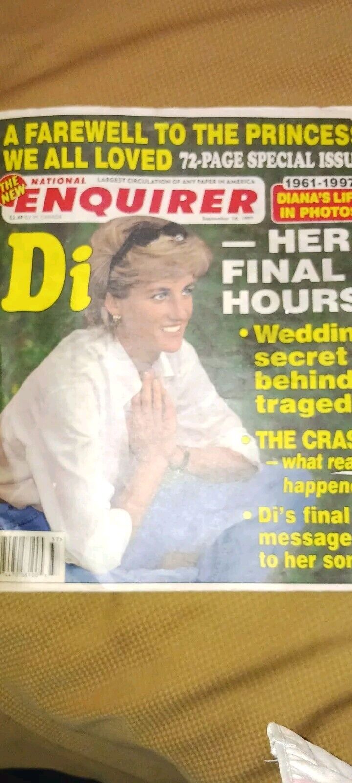 National Enquirer September 16, 1997 Princess Diana
