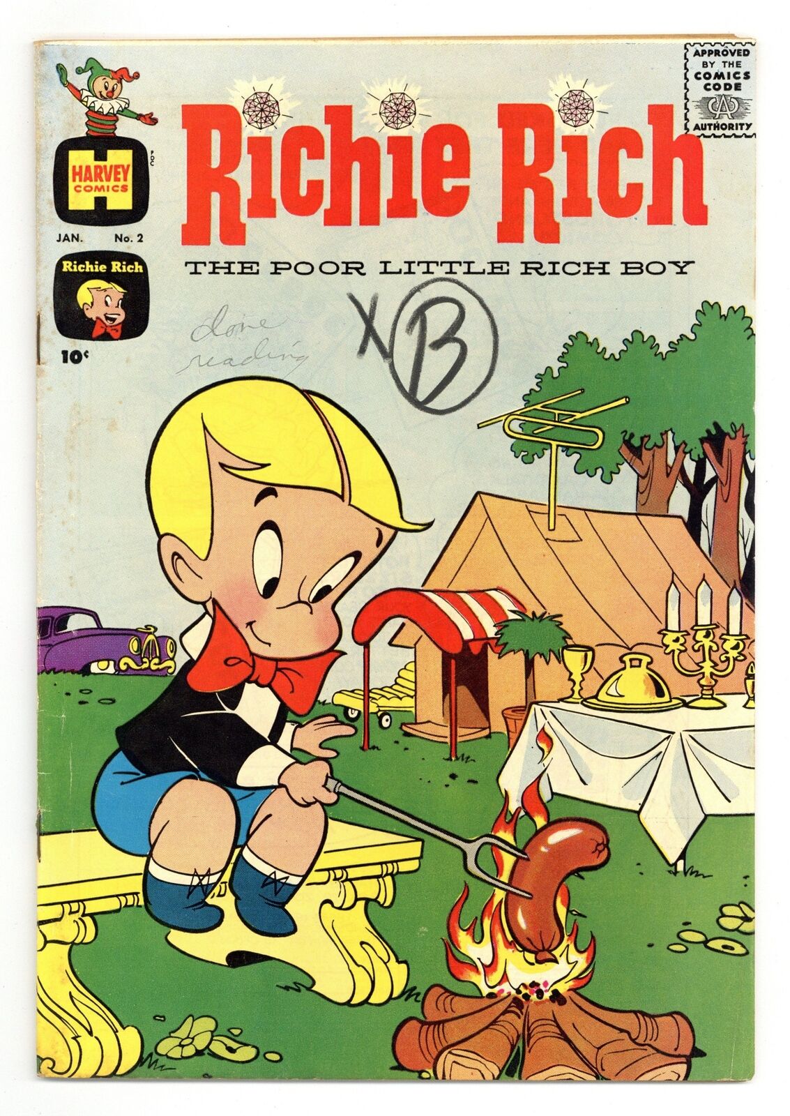 Richie Rich #2 VG 4.0 1961