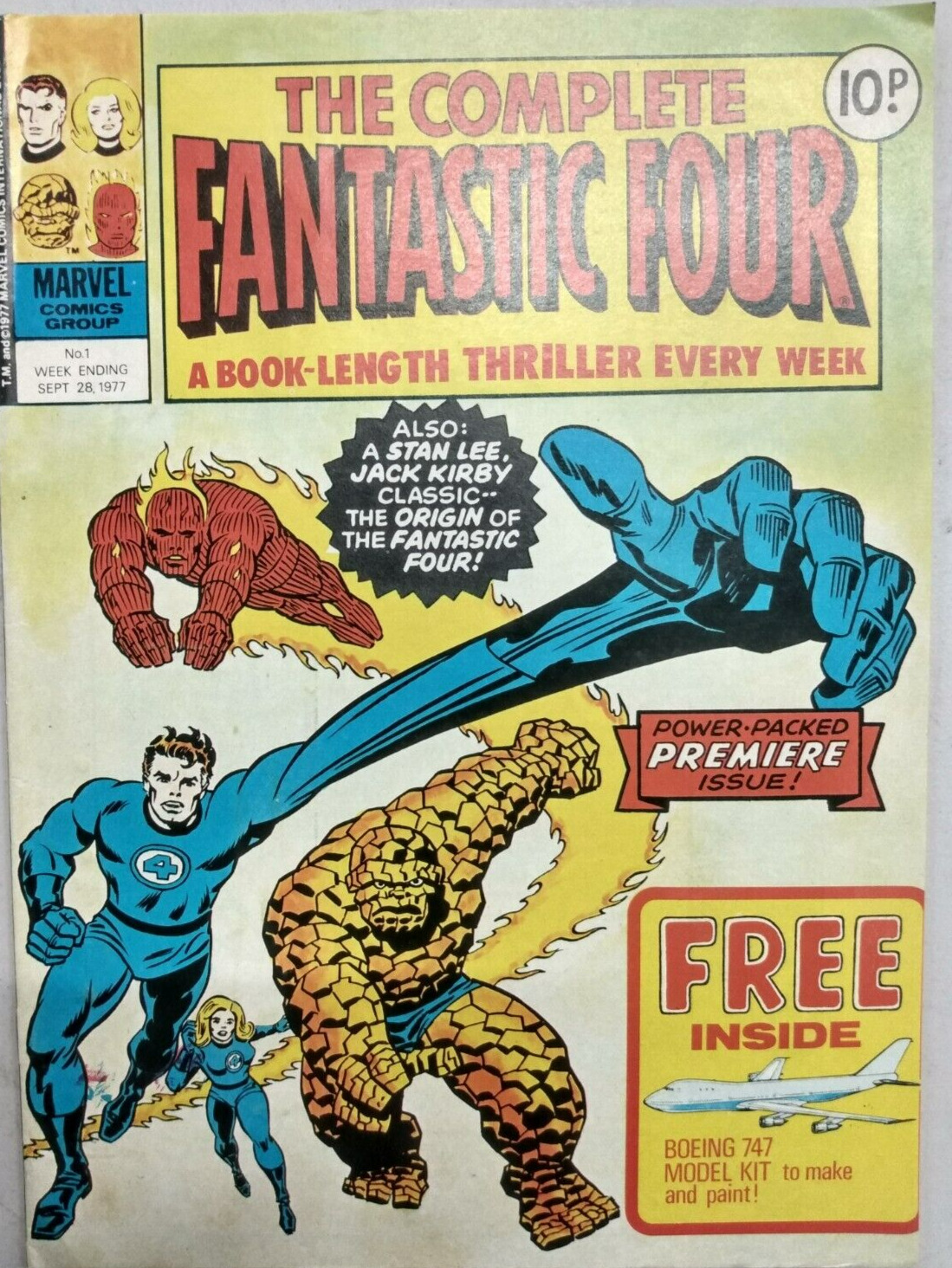 The Complete Fantastic Four #1 Marvel UK 1977 Comic Magazine