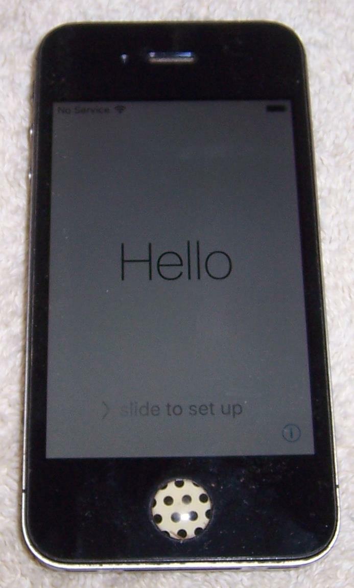 Apple iPhone 4s A1387 Black AS-IS Smartphone