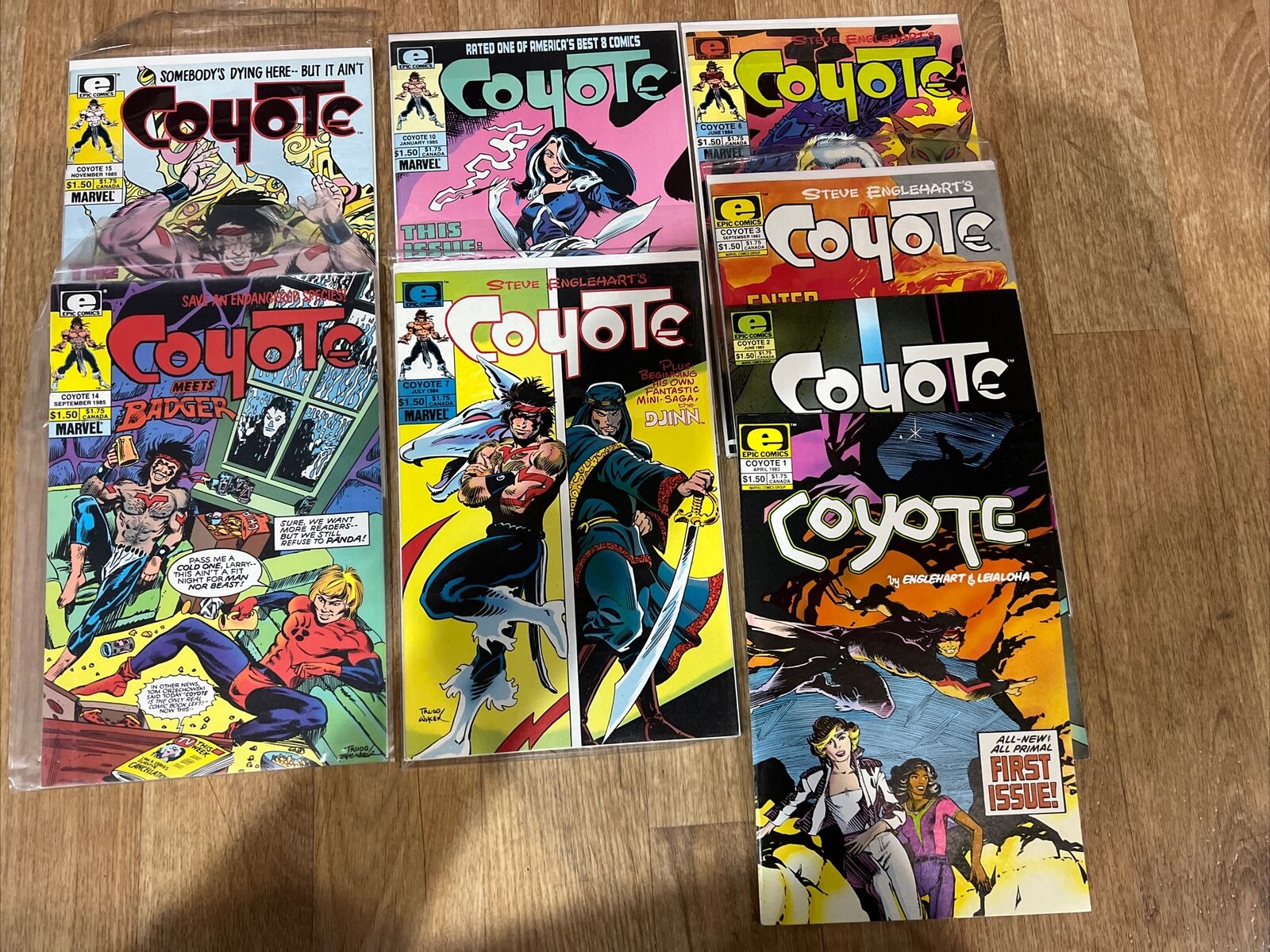 Coyote #1-10 14 15 16 Complete 1983 Epic Comics ALL BOOKS Nm Avg Lot Of 13