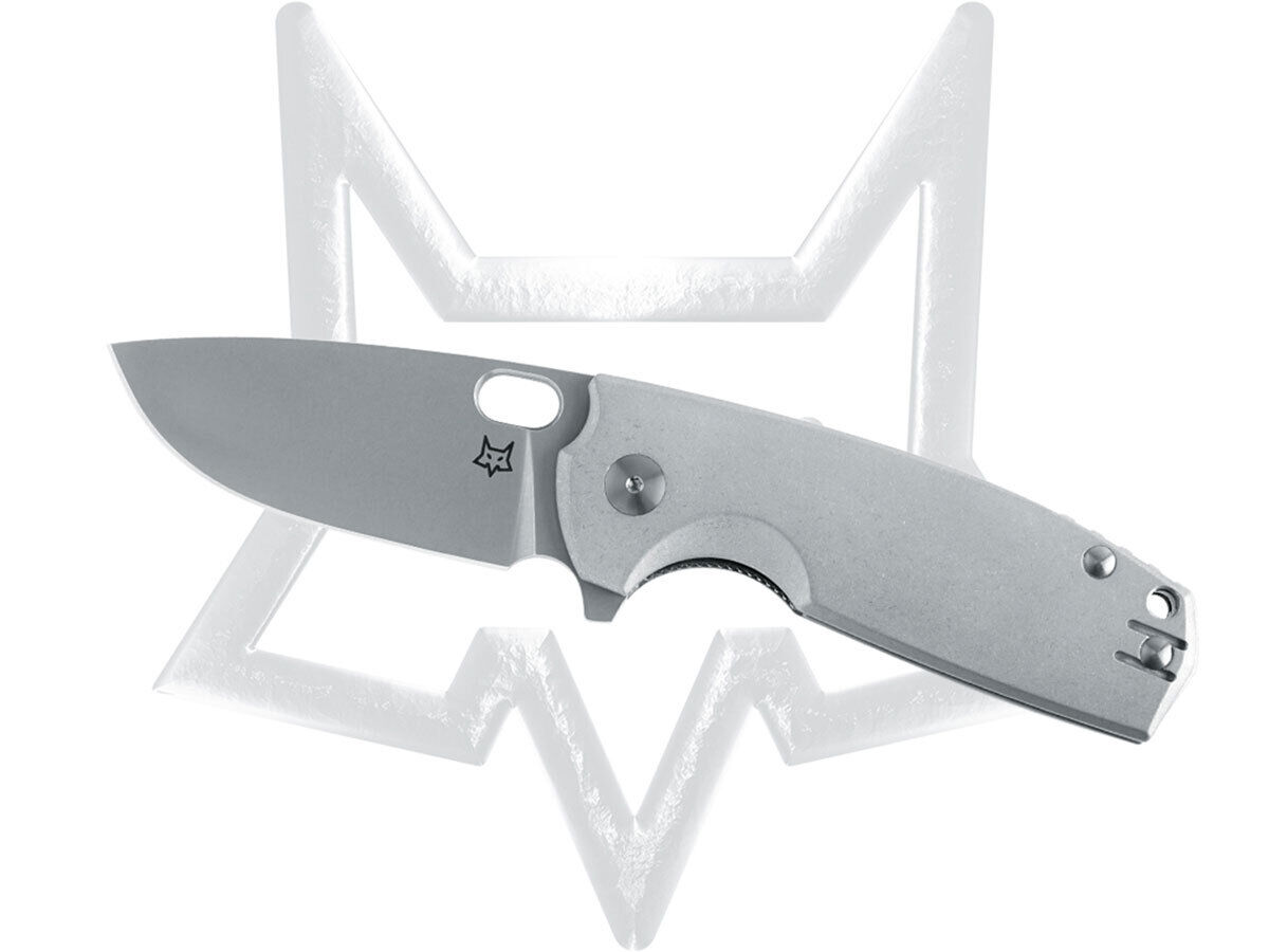 Fox Knives Core Liner Lock FX-604ALSW Aluminum Elmax Pocket Knife Stainless