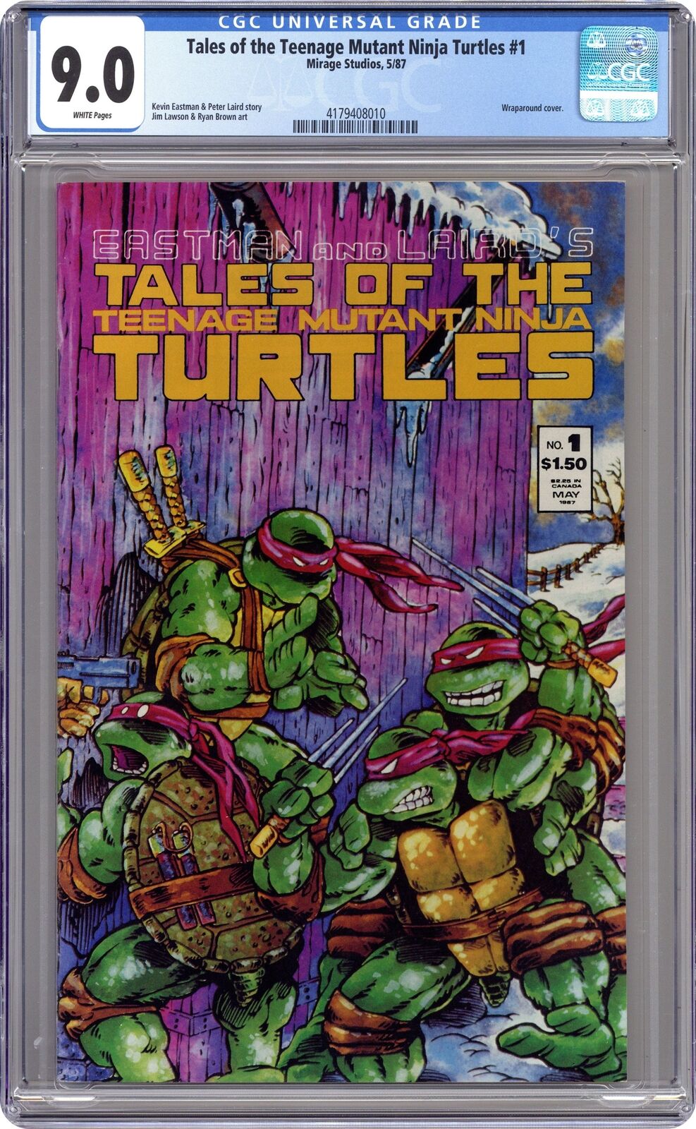 Tales of the Teenage Mutant Ninja Turtles #1 CGC 9.0 1987 4179408010