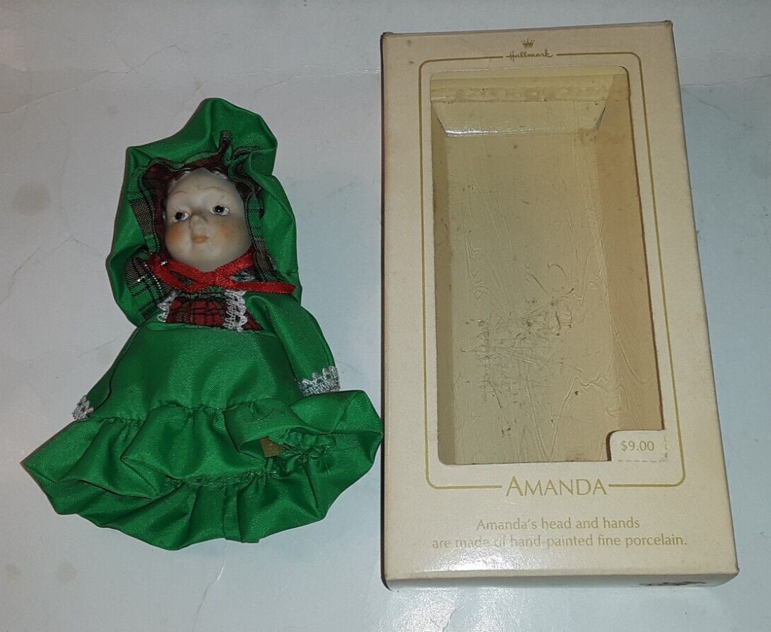 1984 Hallmark Keepsake Ornament Amanda Porcelain Doll