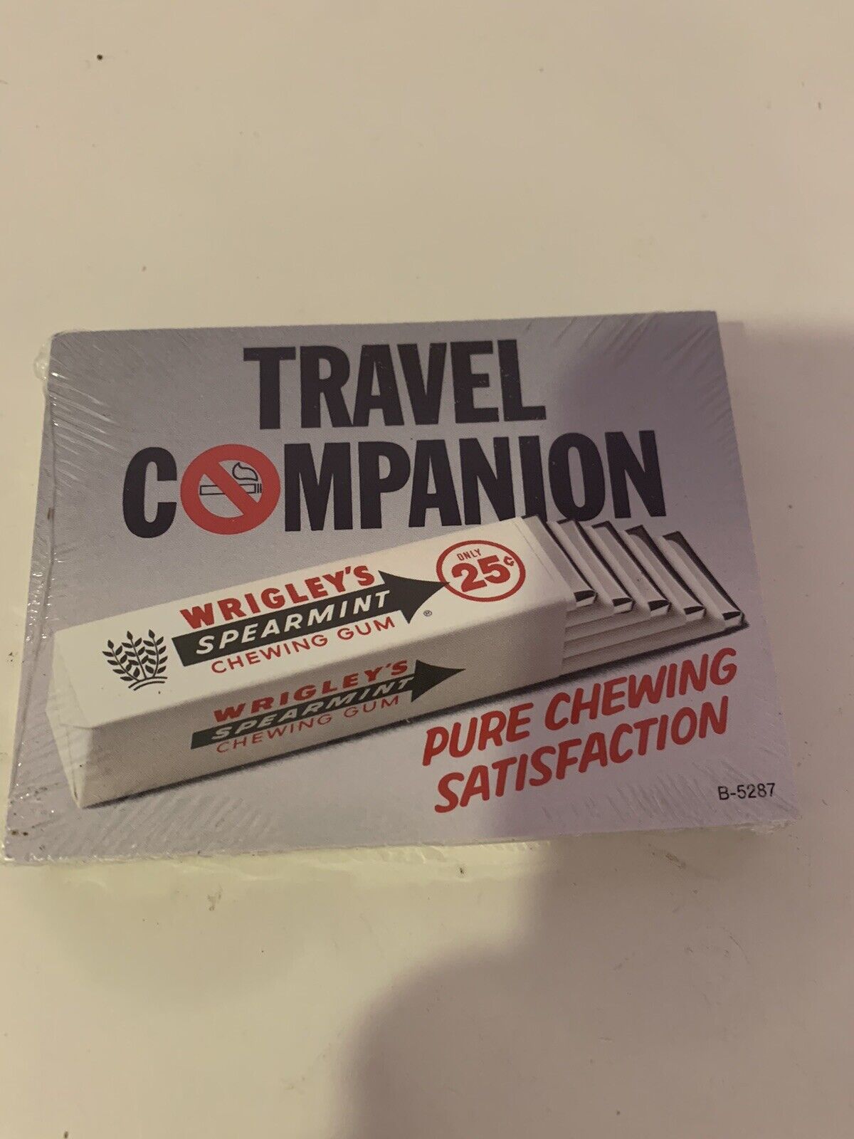 Vintage 1970’s Wrigley Spearmint Gum Advertisement Sealed Pack