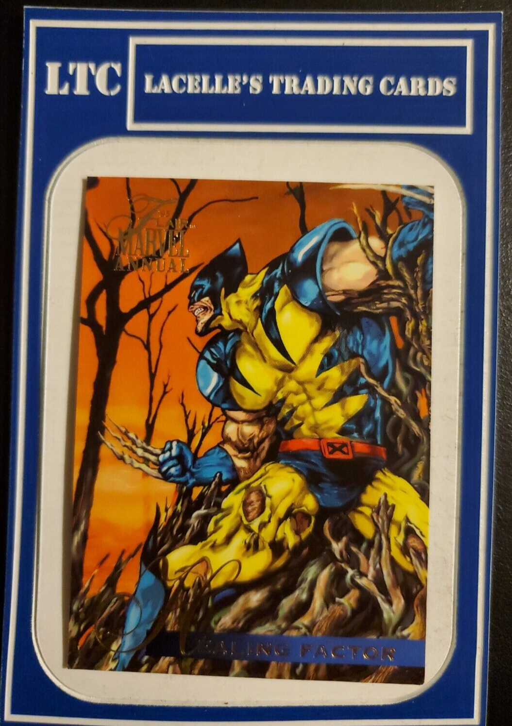 1995 Flair Marvel Annual Wolverine Healing Factor #41