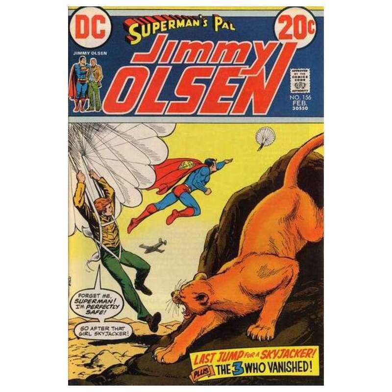 Superman\'s Pal Jimmy Olsen #156  - 1954 series DC comics Fine+ [p\'