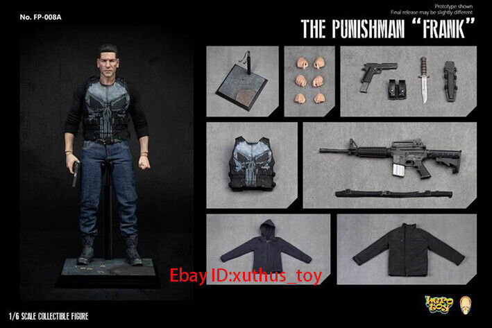 In Stock Hero Toy Facepool FP008A 1/6th The Punishman Frank Action Figure New