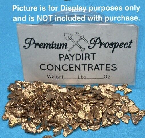 Premium Gold Nugget Paydirt  with 1/2gram Gold Nuggets ALL Quality PICKERS .