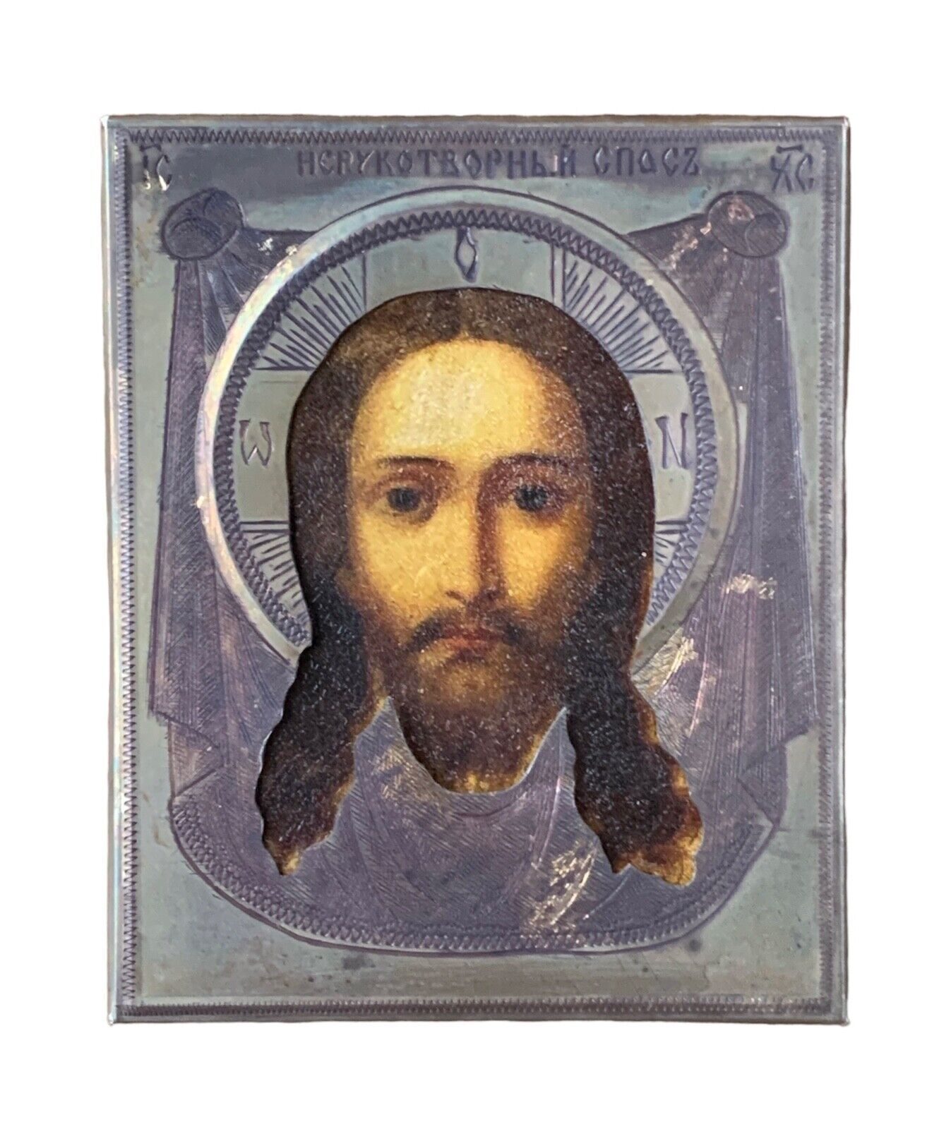 Icon of the Savior Not Made by Hands Silver