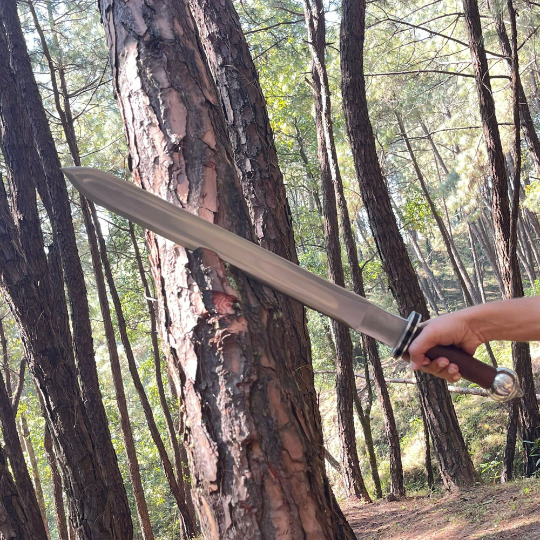 20 Inch Fixed Blade Viking Sword with Knife Sheath
