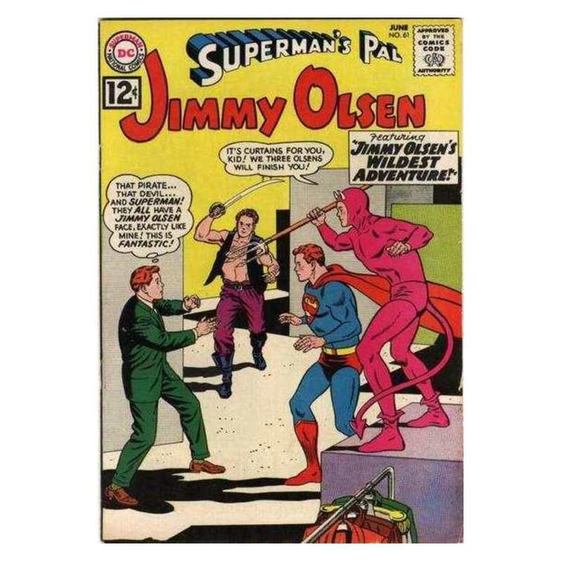 Superman's Pal Jimmy Olsen #61  - 1954 series DC comics VG+ [p{