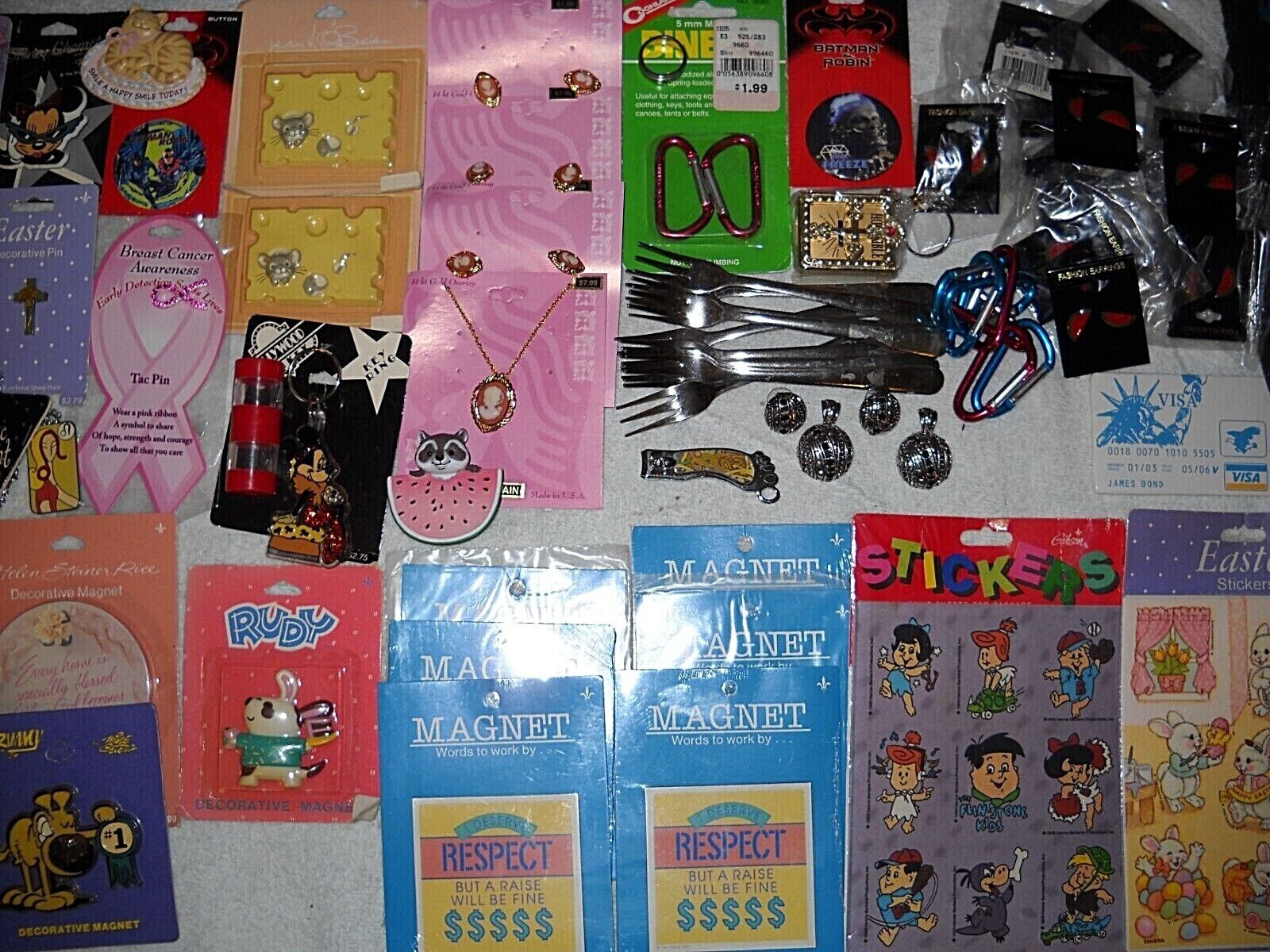 Flea Market Lot Over 200 Pieces Vintage 80's 90's Make Money Tag Sale 