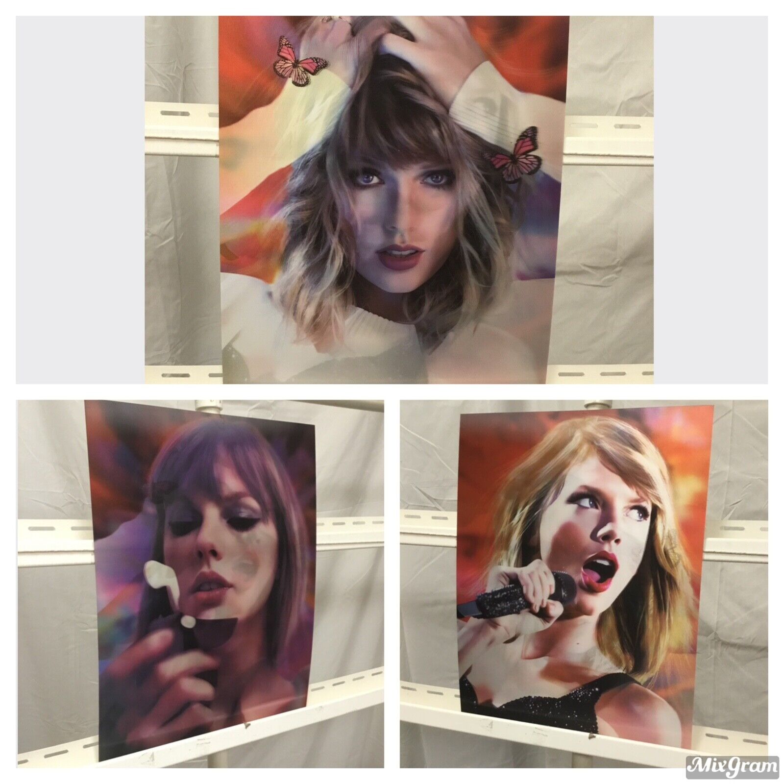 Taylor Swift 3D Holographic Lenticular Poster Peeker 3 In 1 Poster 30x40 CM