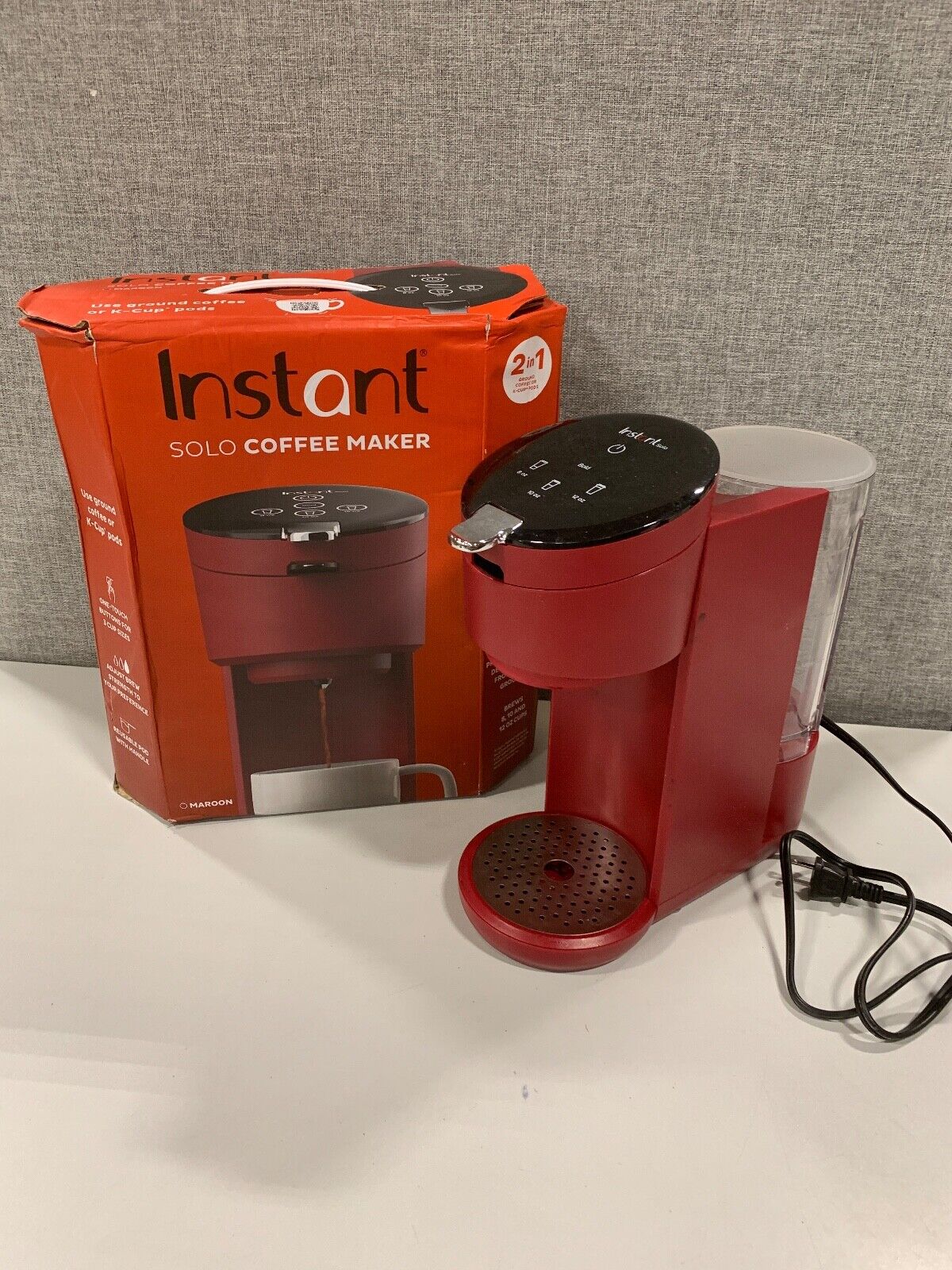 Instant Solo 2-In-1 Single Serve Coffee Maker