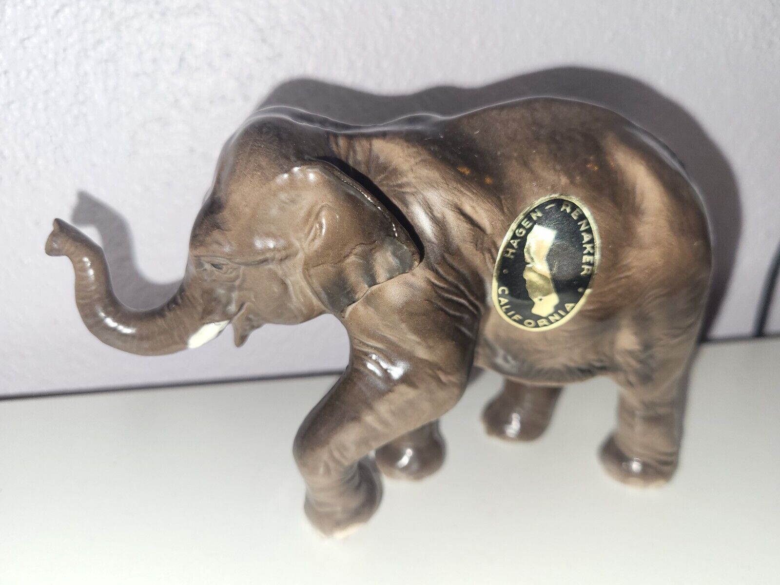 Rare Vintage Hagen Renaker California Elephant~3.5 Inch