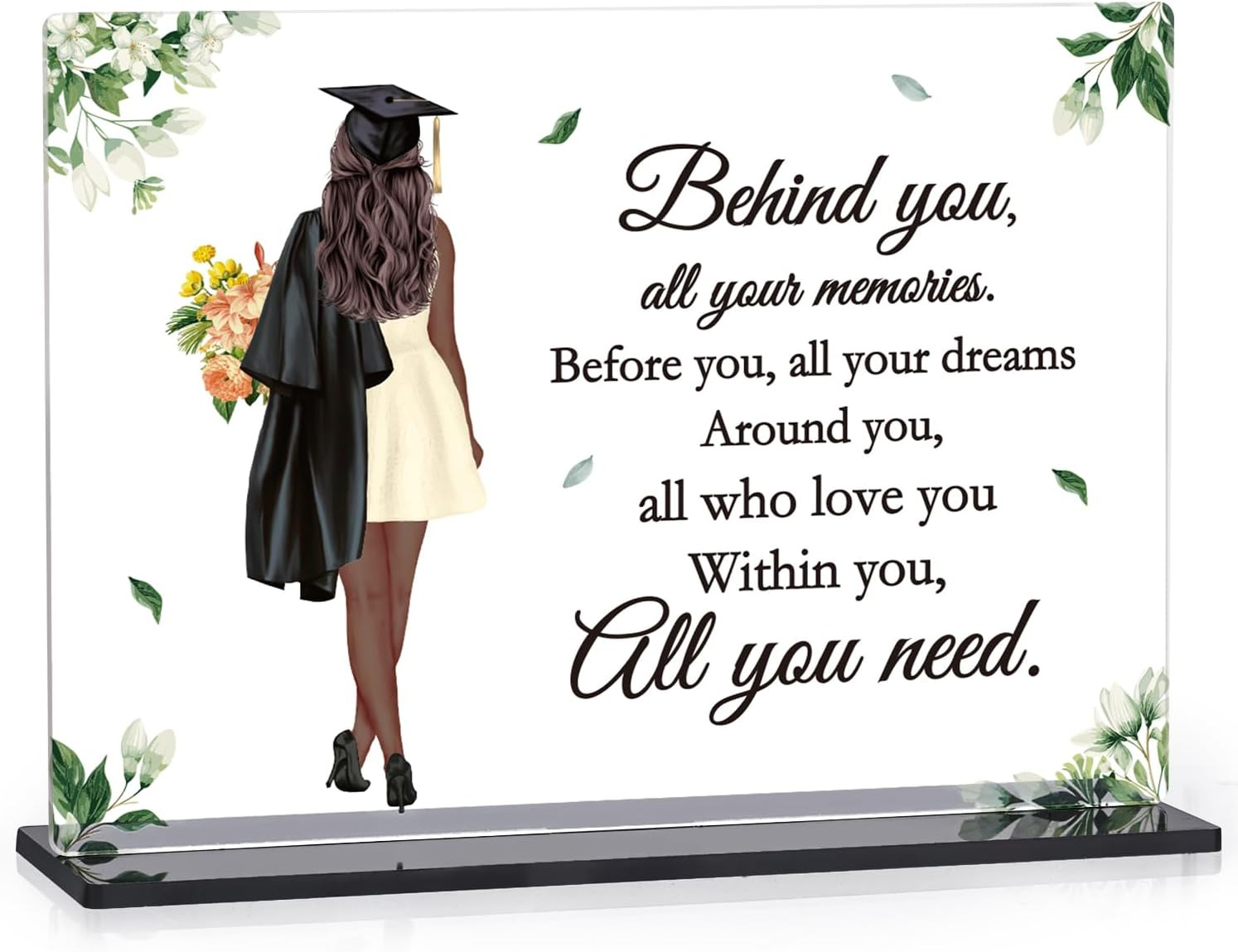 Class of 2024 Graduation Gifts for Her Girls High School College（Black）