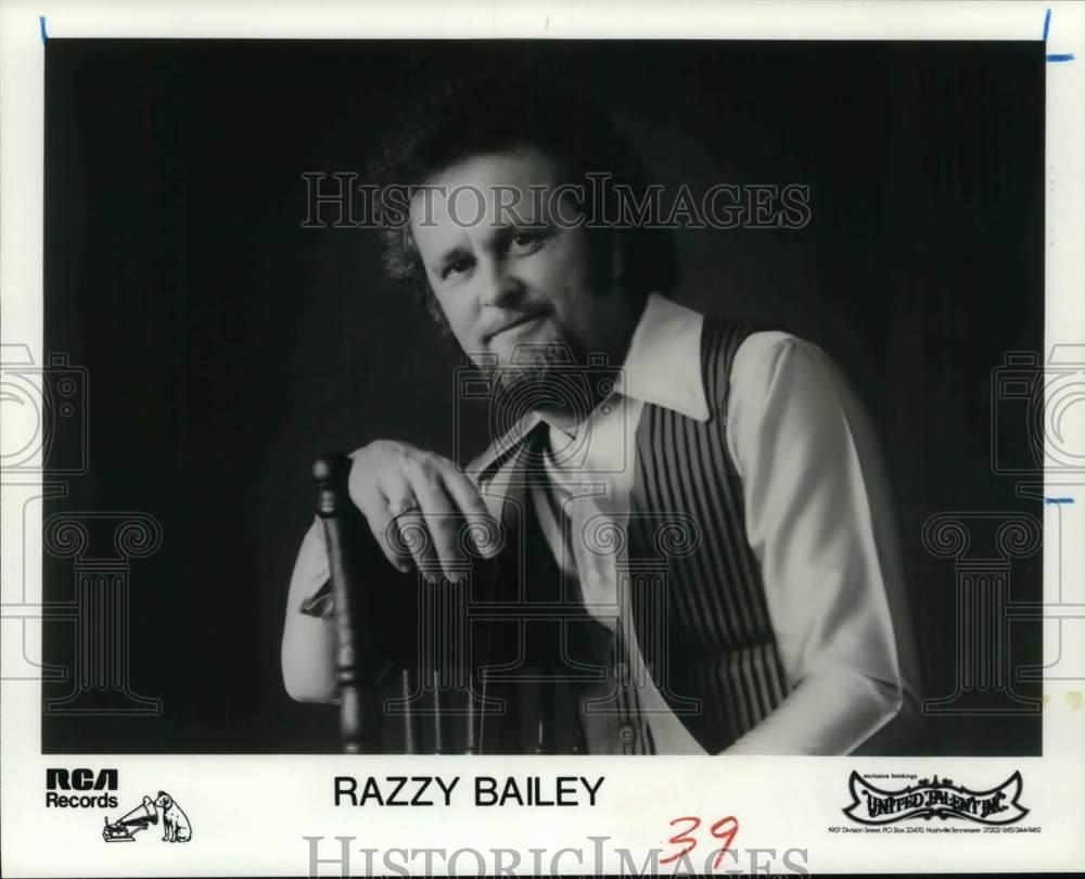 1982 Press Photo Razzy Bailey, Country/Pop Music - hcp20954