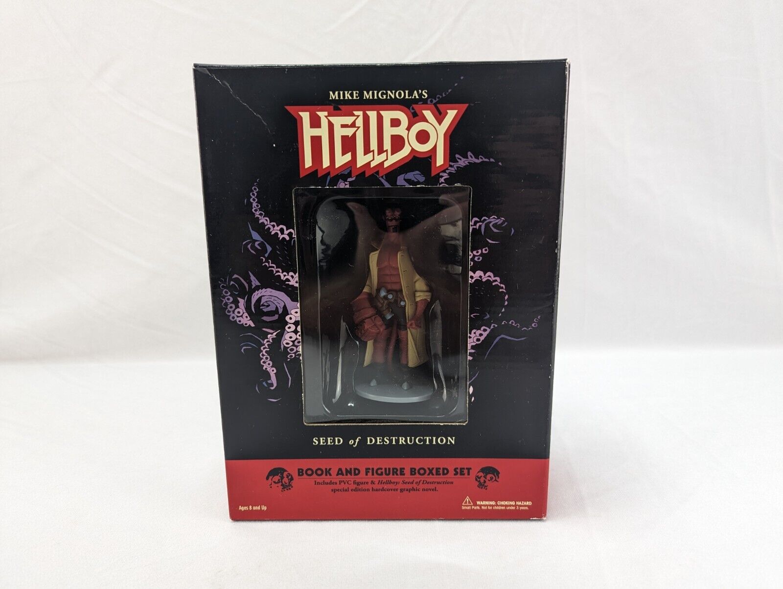 Mike Mignola’s Hellboy Seed Of Destruction Book And Figure Boxed Set 2008 New