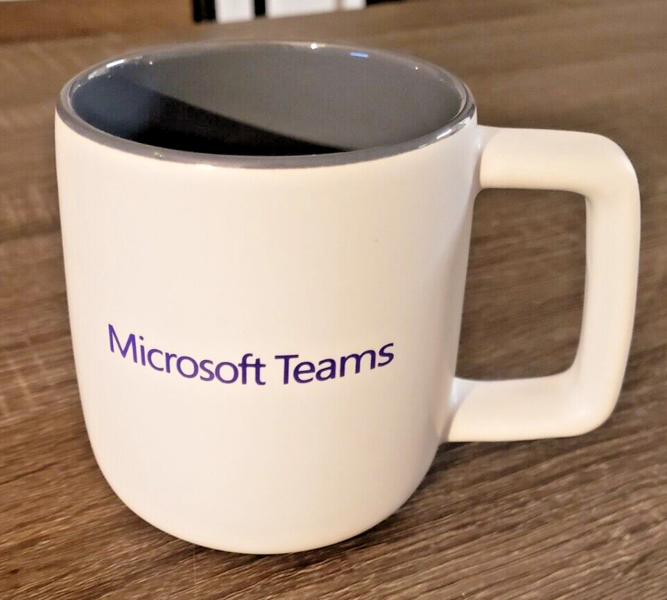 Microsoft Teams Coffee Mug, Purple White-Add It To Your Collection