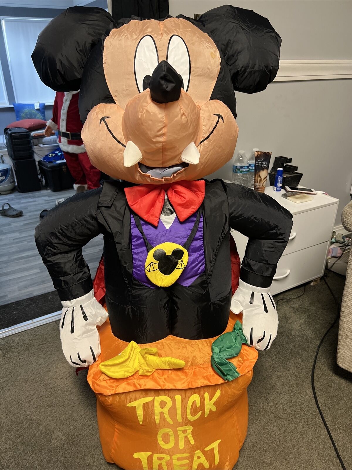 2004 Rare Mickey Mouse Trick Or Treat Halloween Inflatable