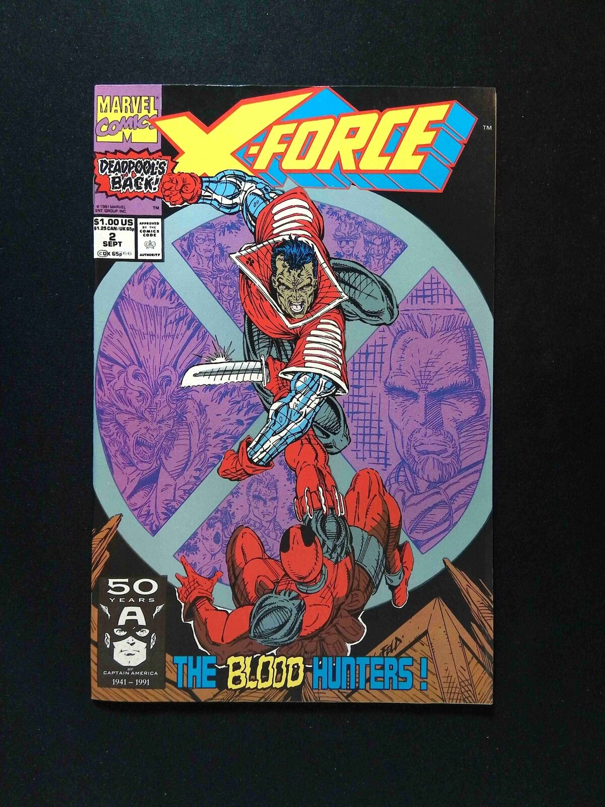 X-Force #2  Marvel Comics 1991 VF+