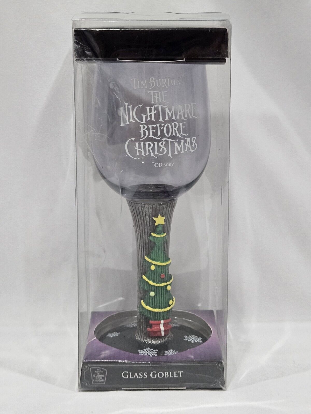 Disney The Nightmare Before Christmas Glass Goblet Wine Glass